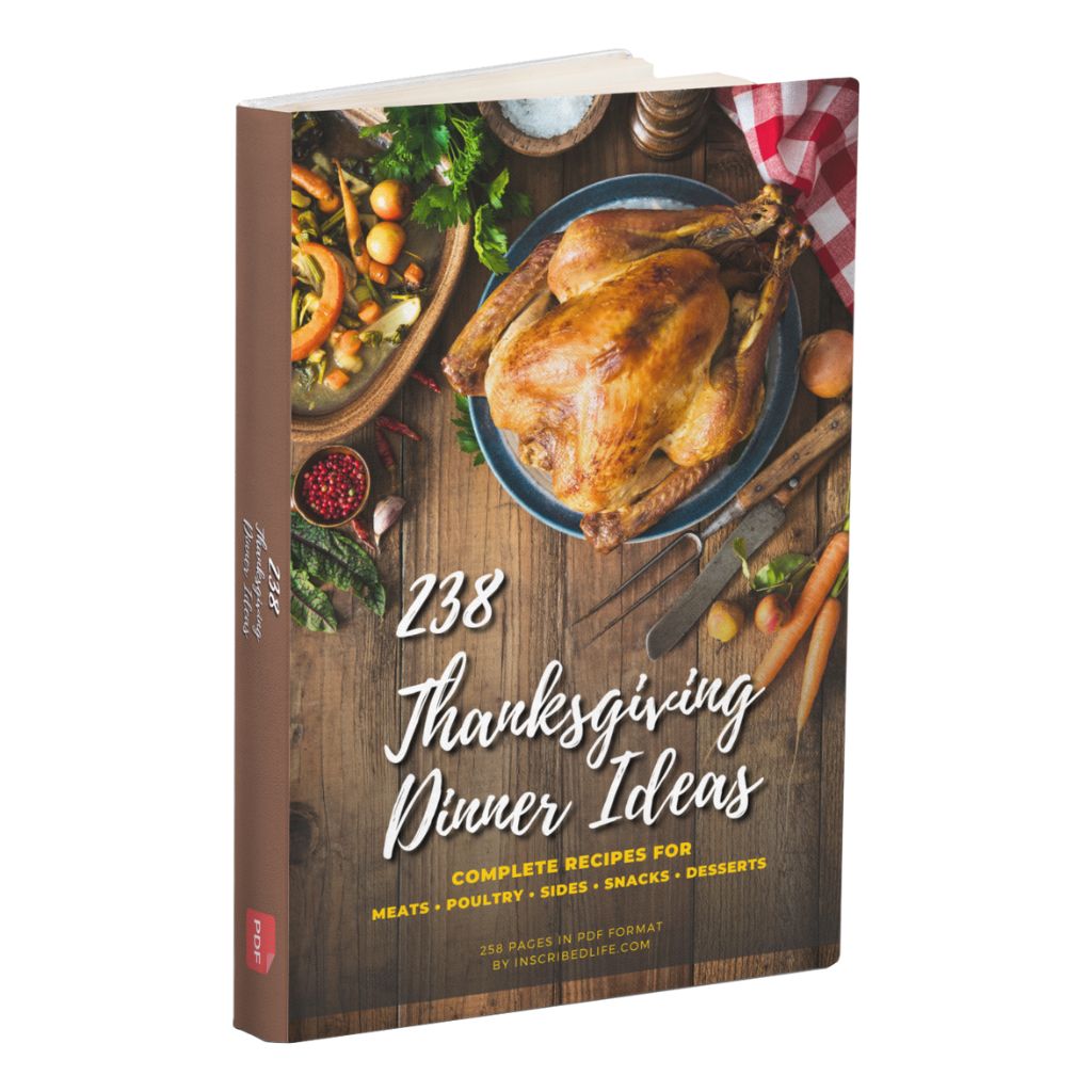 The 238 Thanksgiving Dinner Ideas Cookbook e-book standing