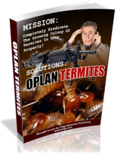 A guy appearing worried on the phone while termites are below