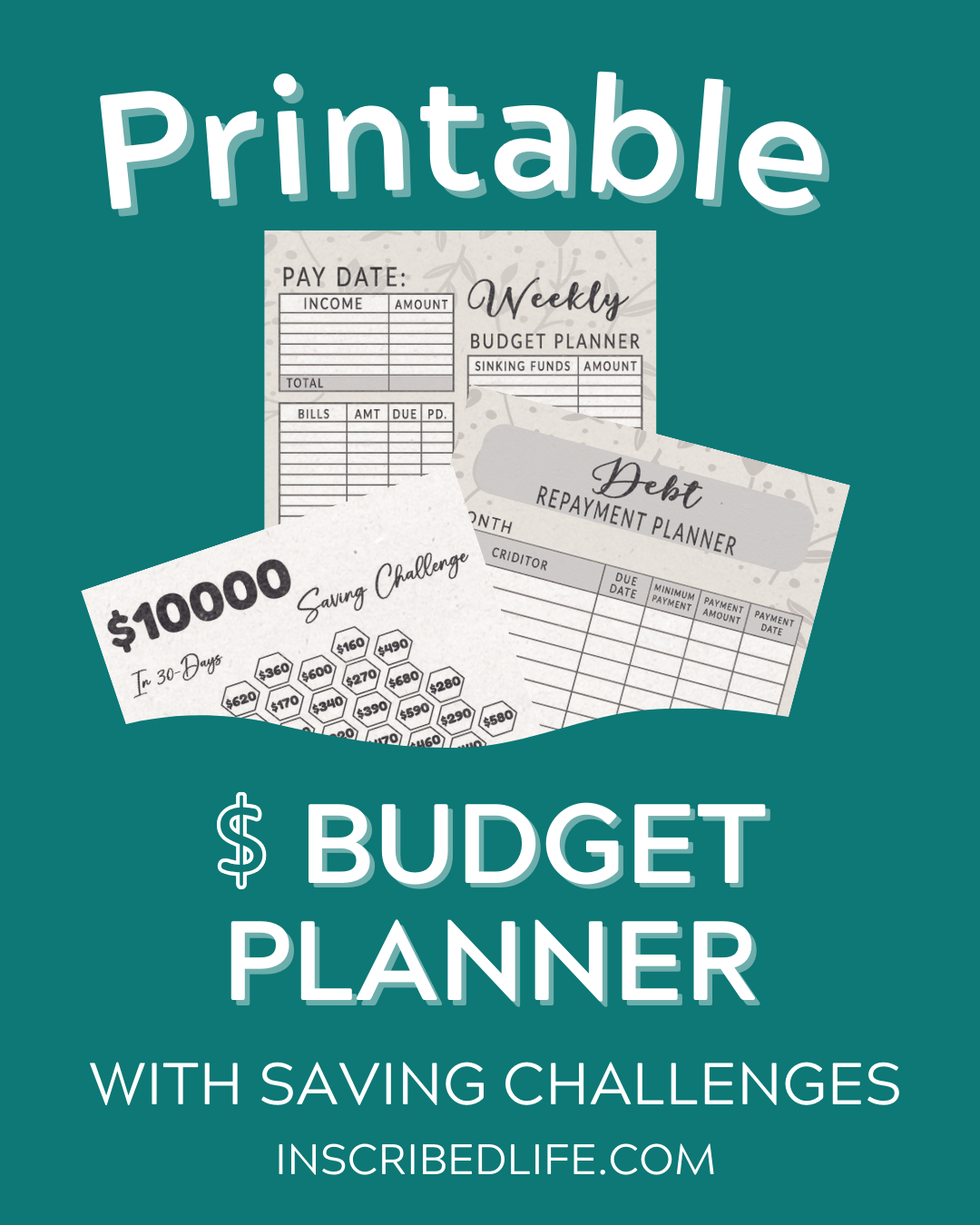 Budget Planner with Savings Challenge