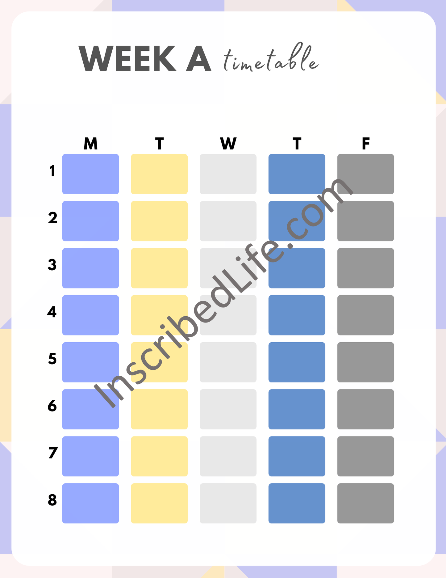 The Teachers Printable Planner